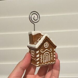Gingerbread House Photo Holder